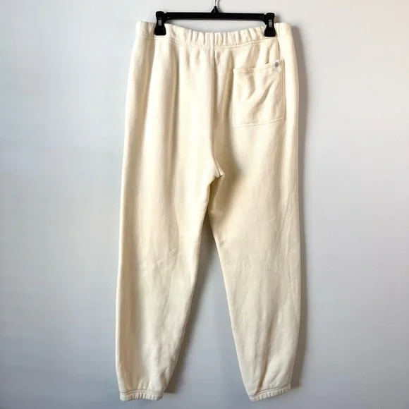 Rag & Bone French Terry Jogger Sweatpants Cream Ivory S - Picture 5 of 9